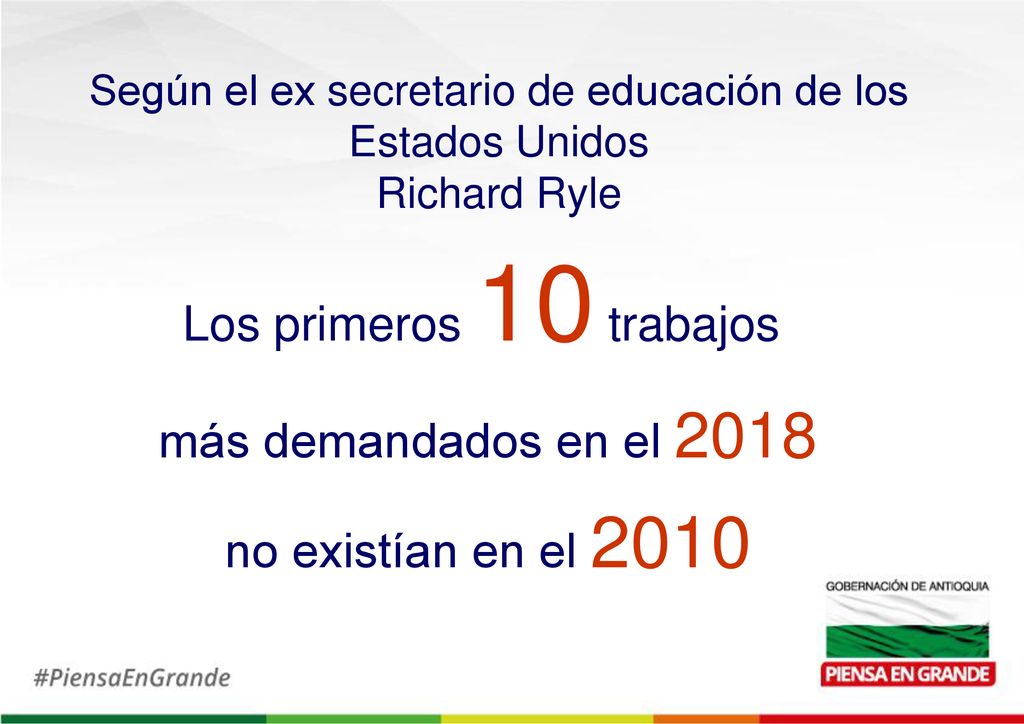 Según el ex secretario de educación de los Estados Unidos