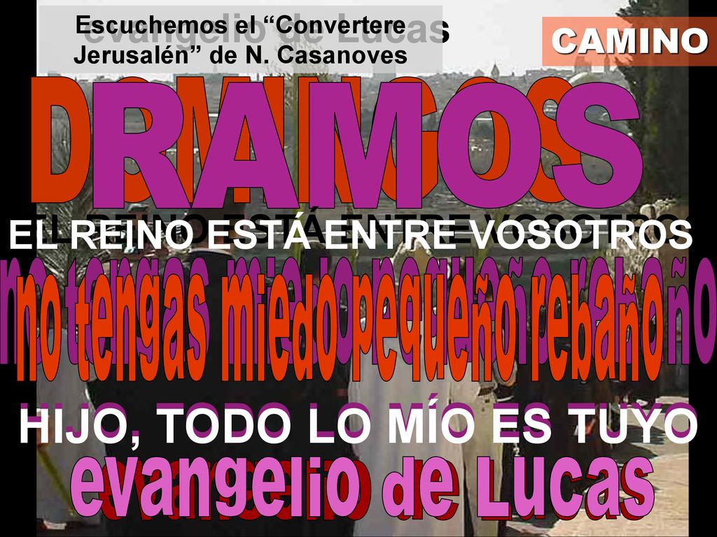 HIJO, TODO LO MÍO ES TUYO HIJO, TODO LO MÍO ES TUYO
