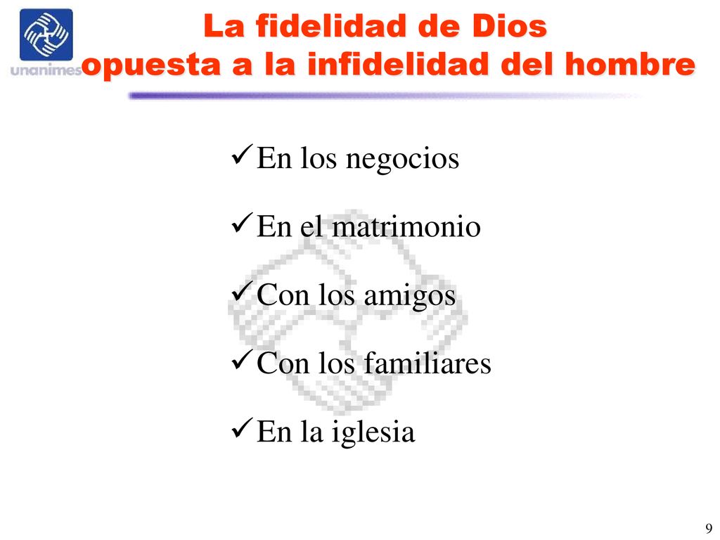 La fidelidad de Dios opuesta a la infidelidad del hombre