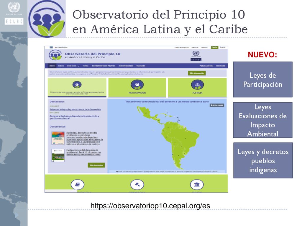 Observatorio del Principio 10 en América Latina y el Caribe