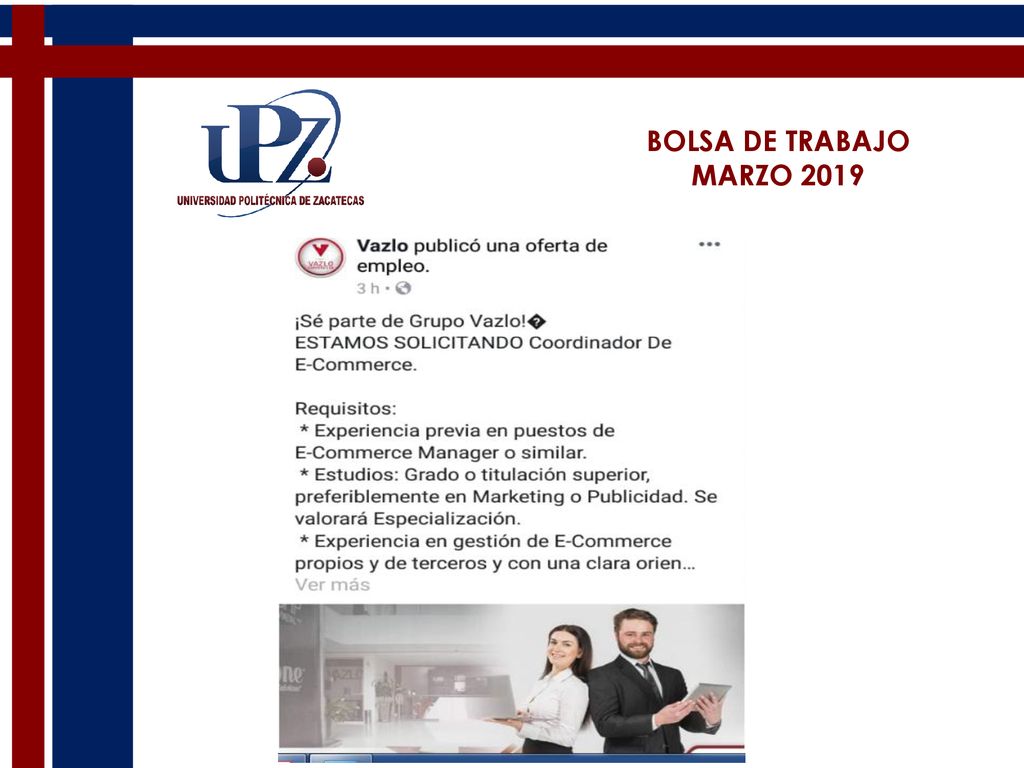 BOLSA DE TRABAJO MARZO ppt descargar