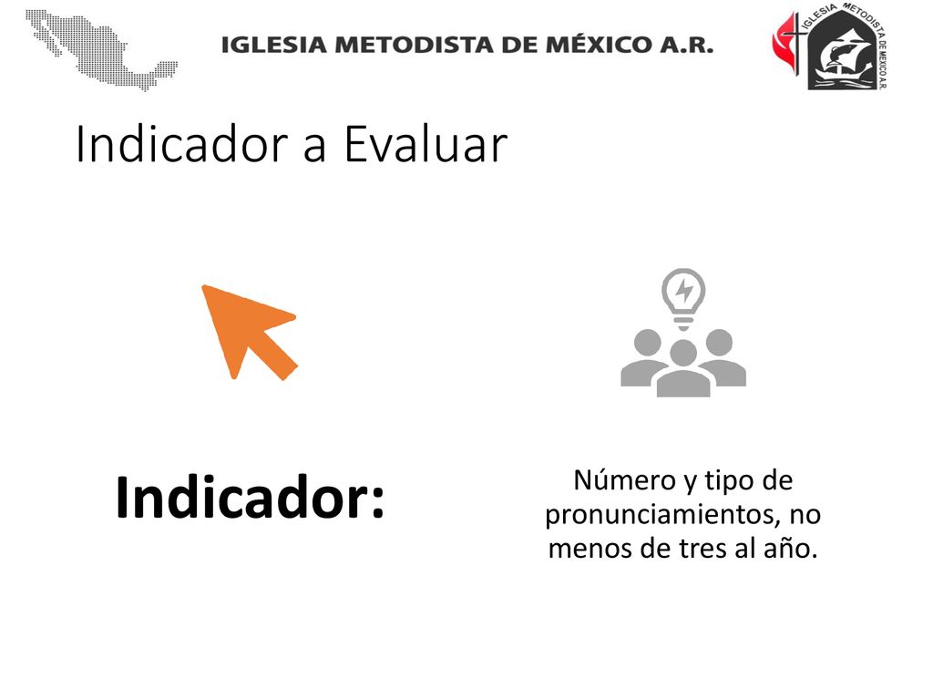 Número y tipo de pronunciamientos, no menos de tres al año.