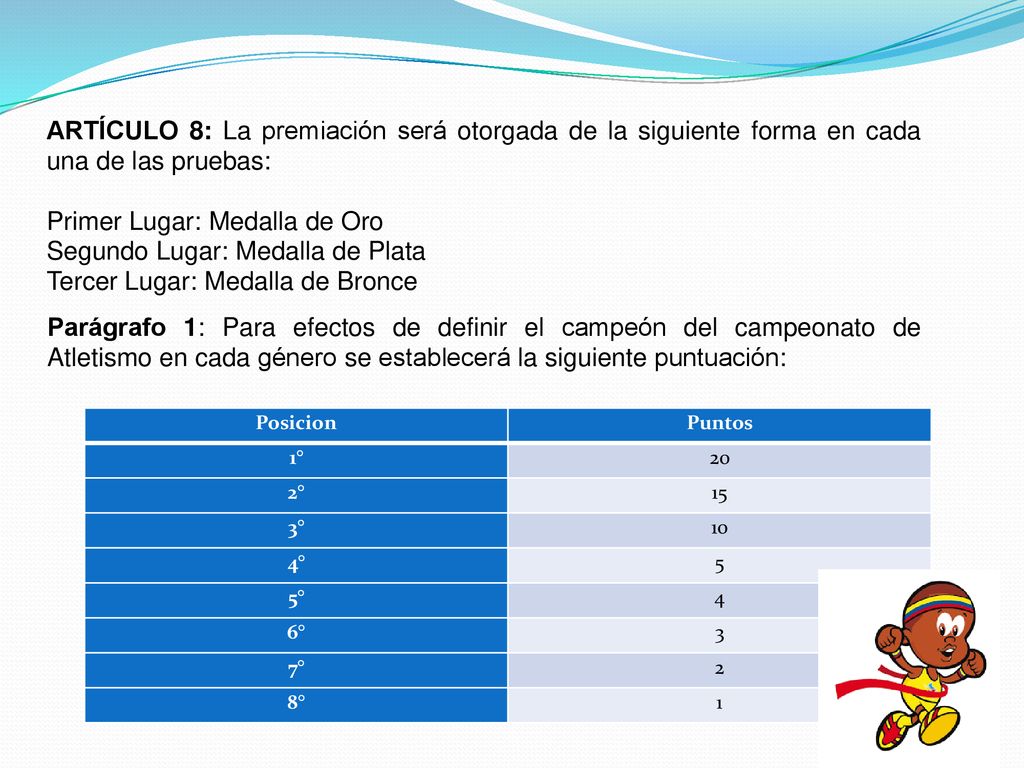 Primer Lugar: Medalla de Oro Segundo Lugar: Medalla de Plata