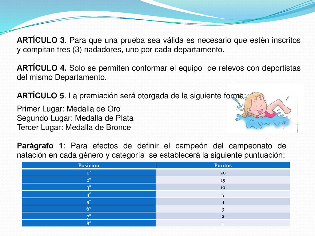 ARTÍCULO 5. La premiación será otorgada de la siguiente forma: