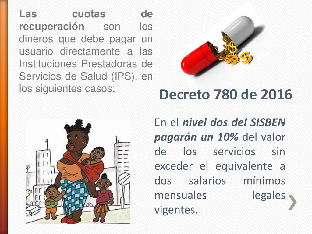 Las cuotas de recuperación son los dineros que debe pagar un usuario directamente a las Instituciones Prestadoras de Servicios de Salud (IPS), en los siguientes casos:
