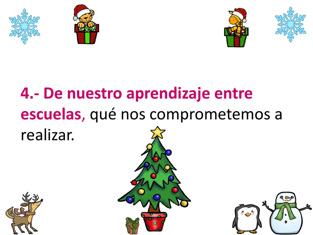 4.- De nuestro aprendizaje entre escuelas, qué nos comprometemos a realizar.