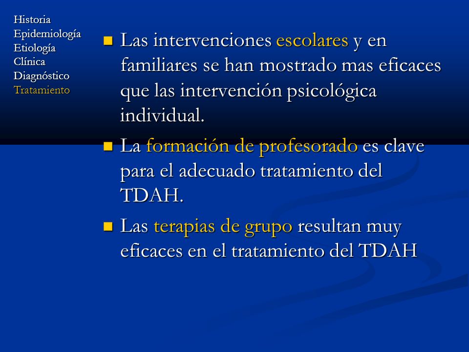 Las terapias de grupo resultan muy eficaces en el tratamiento del TDAH
