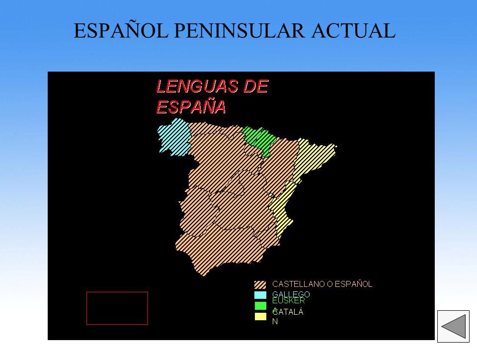 ESPAÑOL PENINSULAR ACTUAL