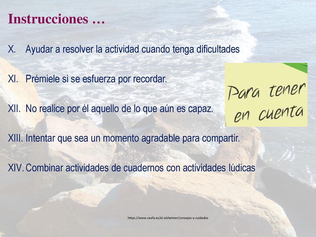 Instrucciones … Ayudar a resolver la actividad cuando tenga dificultades. Prémiele si se esfuerza por recordar.