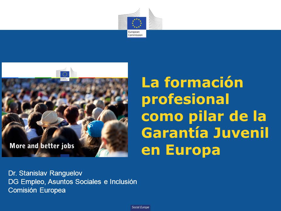 La formación profesional como pilar de la Garantía Juvenil en Europa