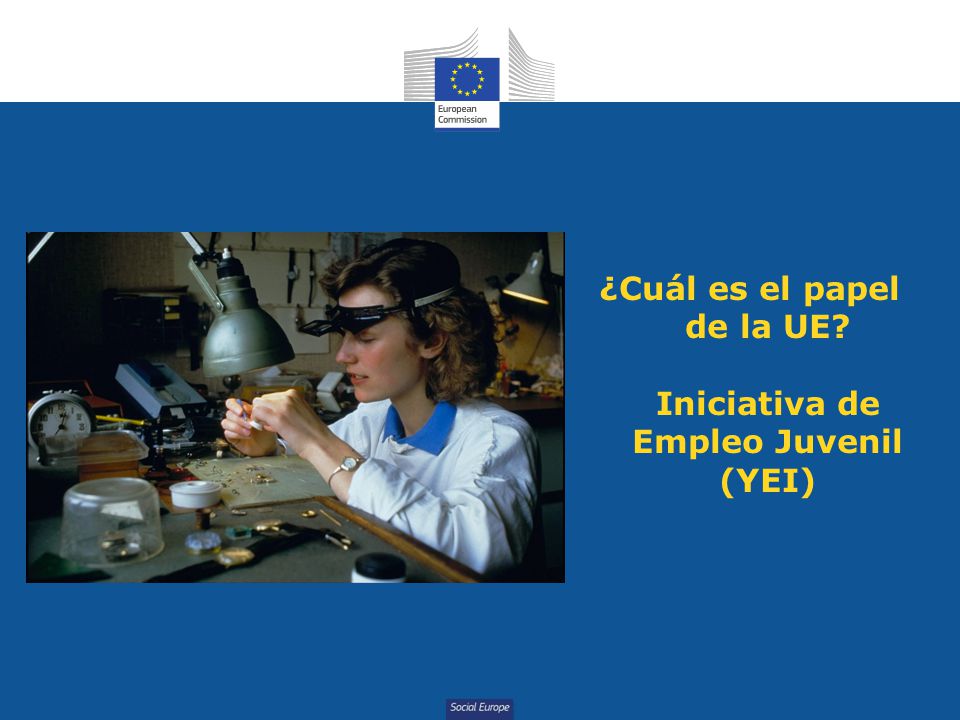 ¿Cuál es el papel de la UE Iniciativa de Empleo Juvenil (YEI)