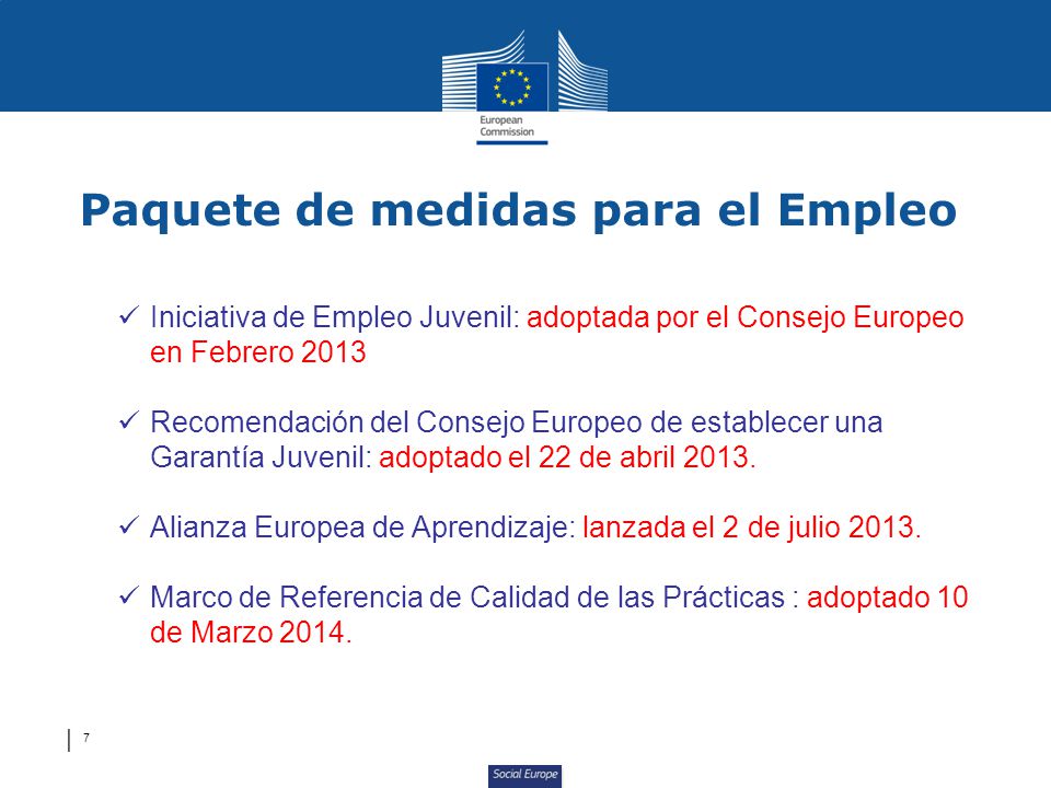 Paquete de medidas para el Empleo
