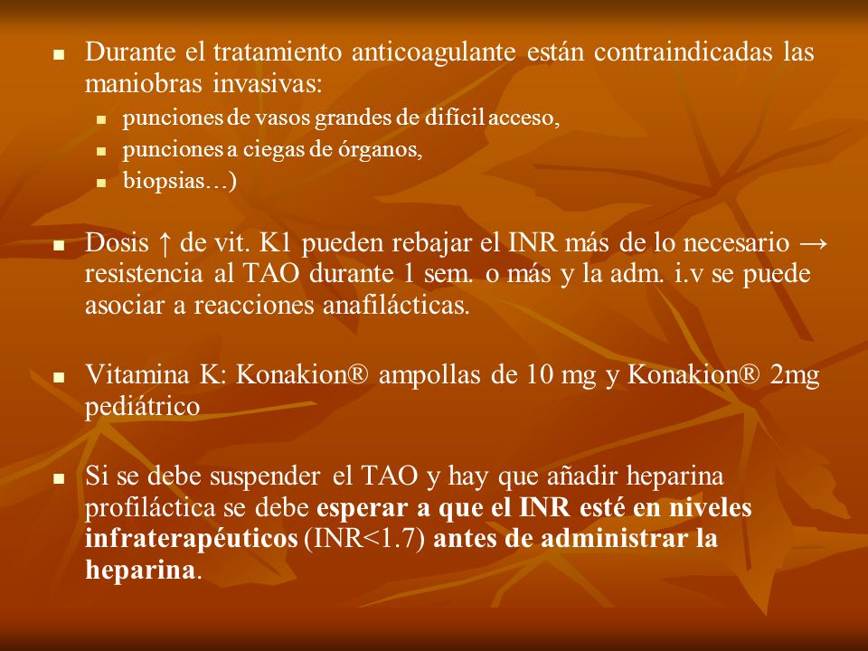 Vitamina K: Konakion® ampollas de 10 mg y Konakion® 2mg pediátrico