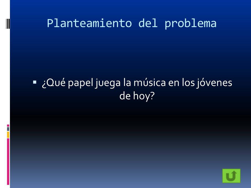 Planteamiento del problema