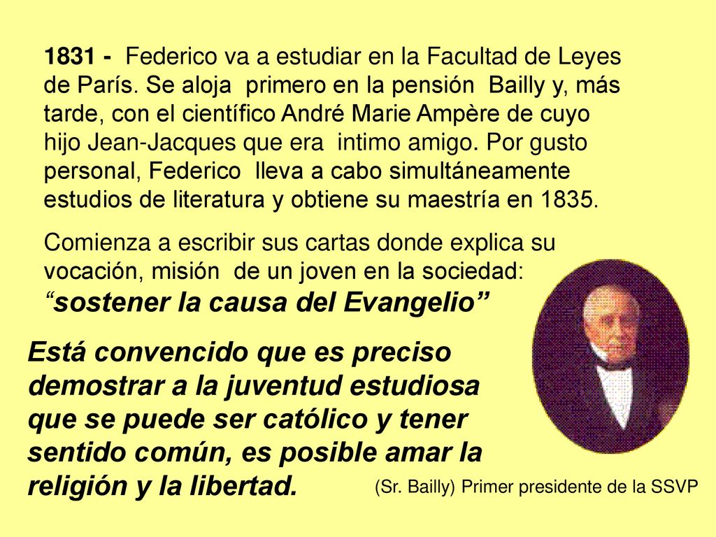 Federico va a estudiar en la Facultad de Leyes de París