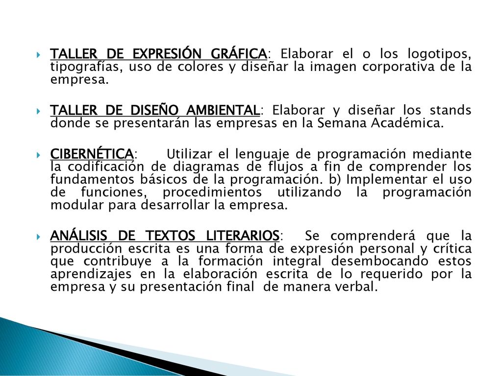 TALLER DE EXPRESIÓN GRÁFICA: Elaborar el o los logotipos, tipografías, uso de colores y diseñar la imagen corporativa de la empresa.