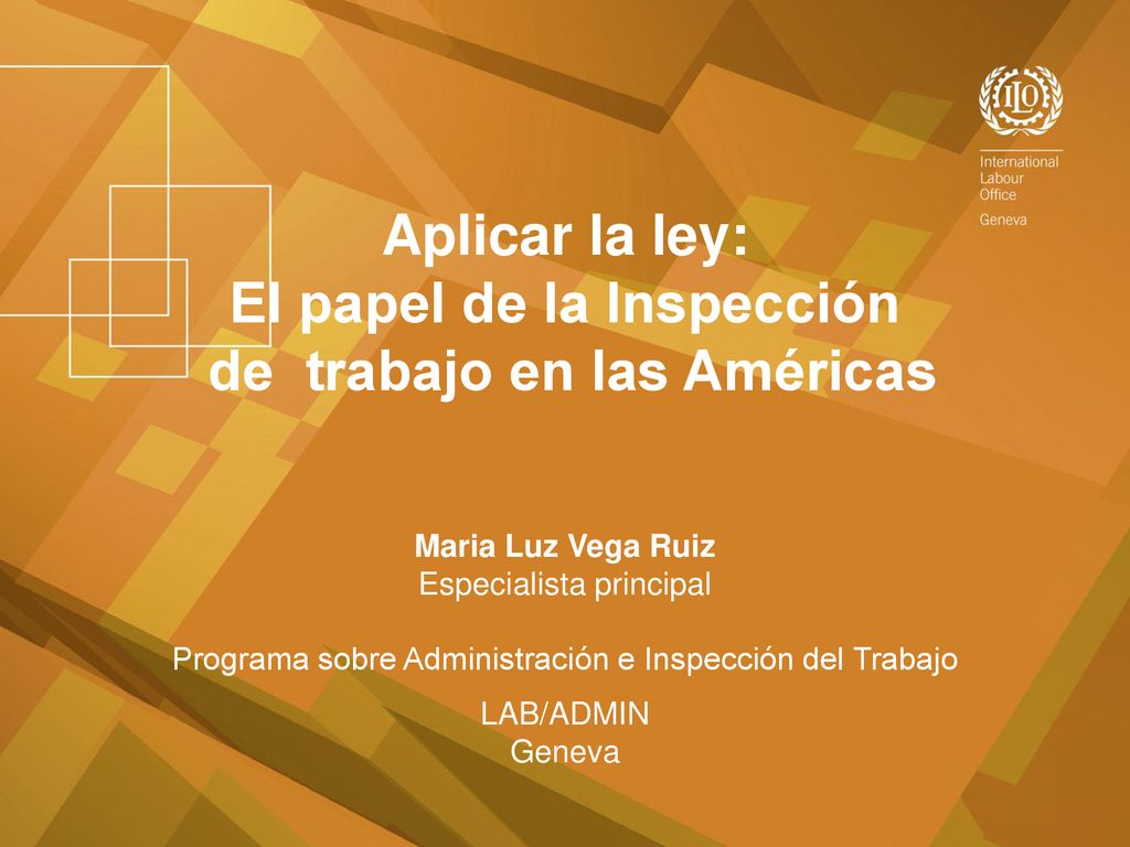 Aplicar la ley: El papel de la Inspección de trabajo en las Américas