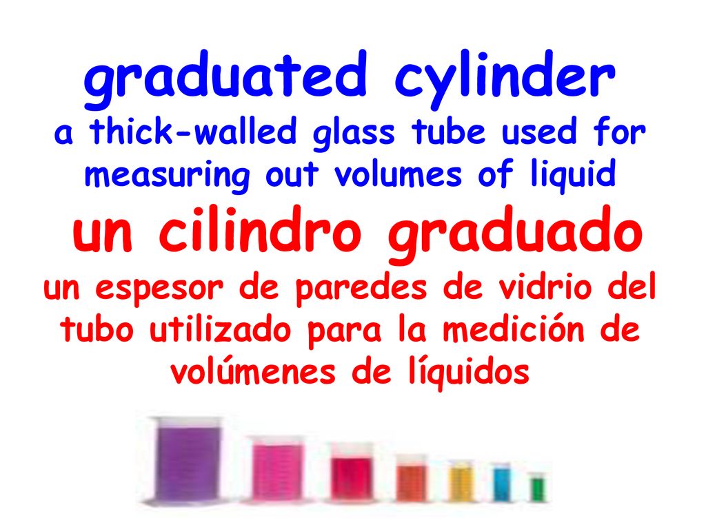 a thick-walled glass tube used for measuring out volumes of liquid
