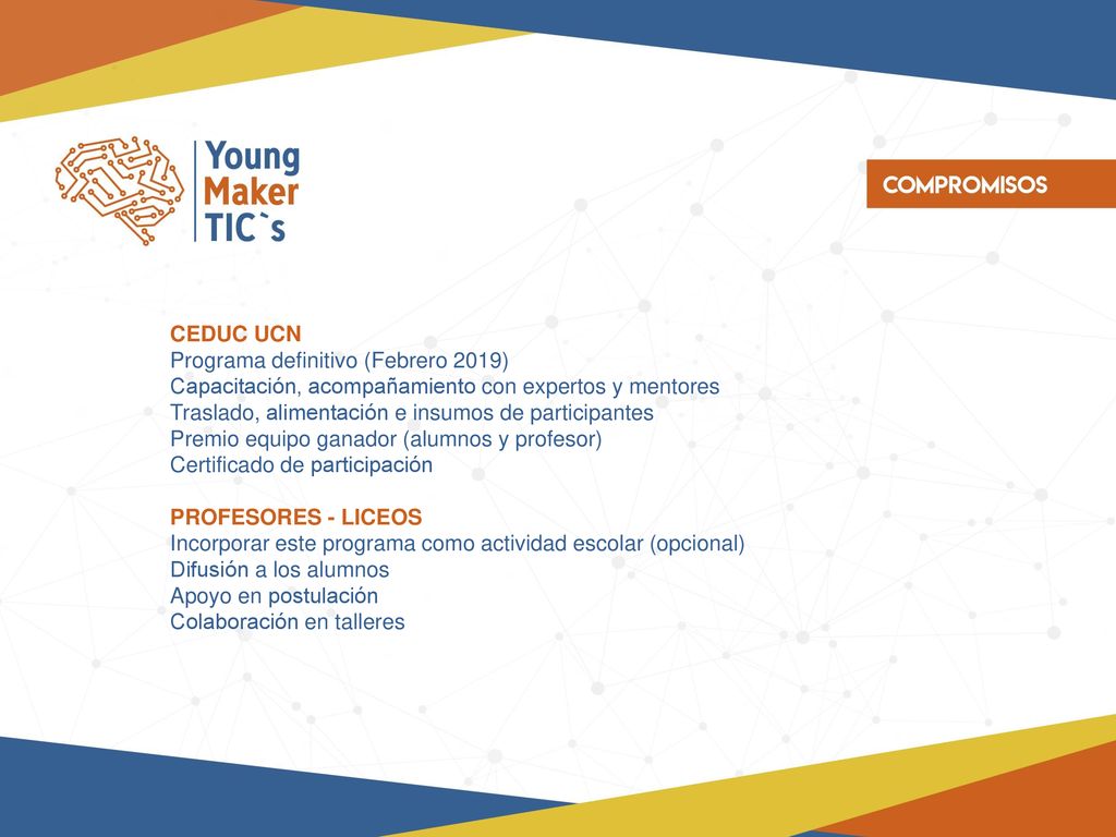 CEDUC UCN Programa definitivo (Febrero 2019) Capacitación, acompañamiento con expertos y mentores.