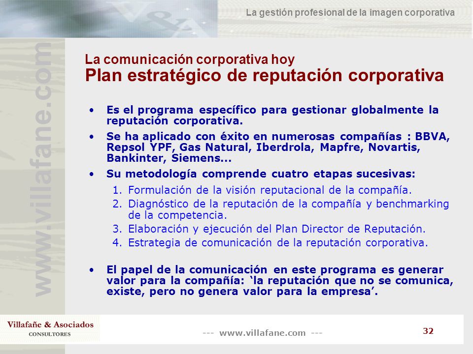 La gestión profesional de la imagen corporativa