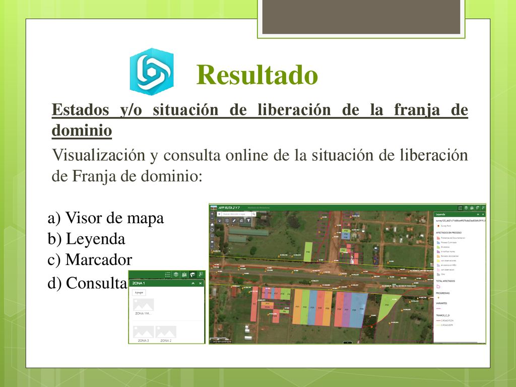 Resultado Estados y/o situación de liberación de la franja de dominio