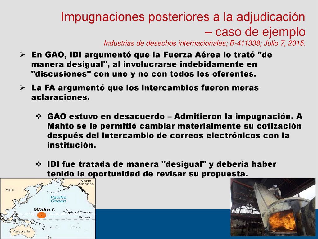 Impugnaciones posteriores a la adjudicación – caso de ejemplo