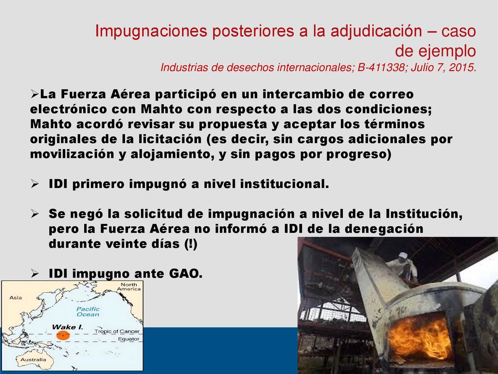 Impugnaciones posteriores a la adjudicación – caso de ejemplo
