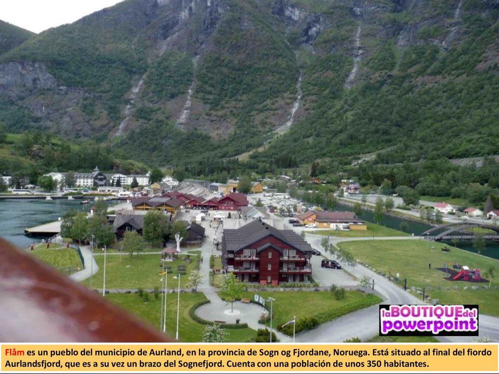 Flåm es un pueblo del municipio de Aurland, en la provincia de Sogn og Fjordane, Noruega.