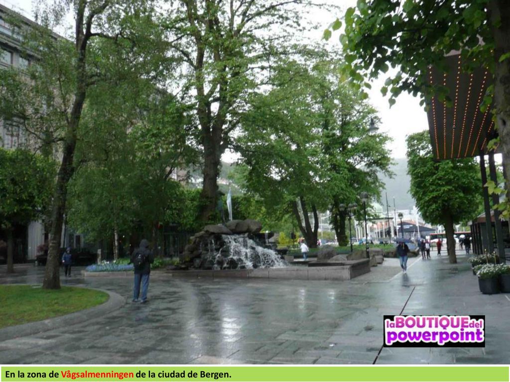 En la zona de Vågsalmenningen de la ciudad de Bergen.