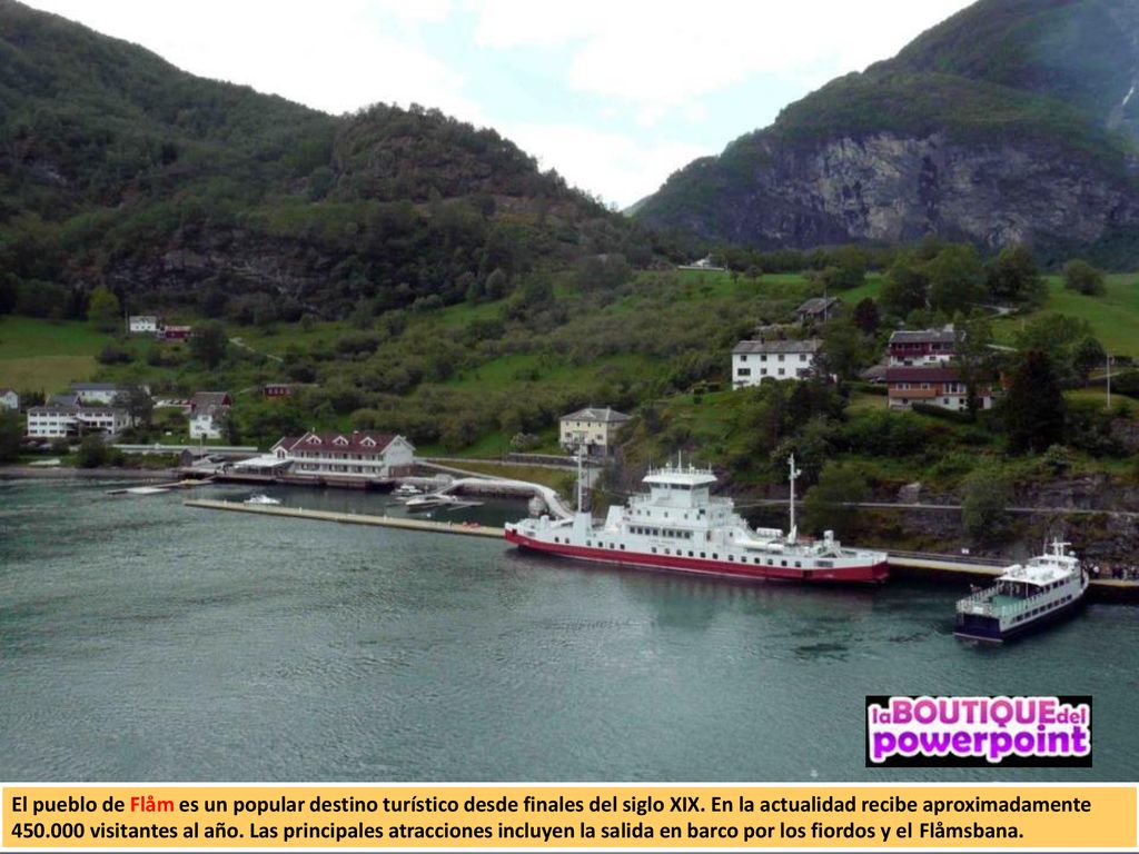 El pueblo de Flåm es un popular destino turístico desde finales del siglo XIX.