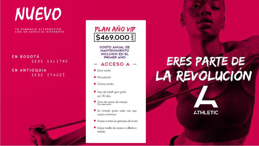 NUEVO EN BOGOTÁ SEDE SALITRE EN ANTIOQUIA SEDE ITAGÜÍ