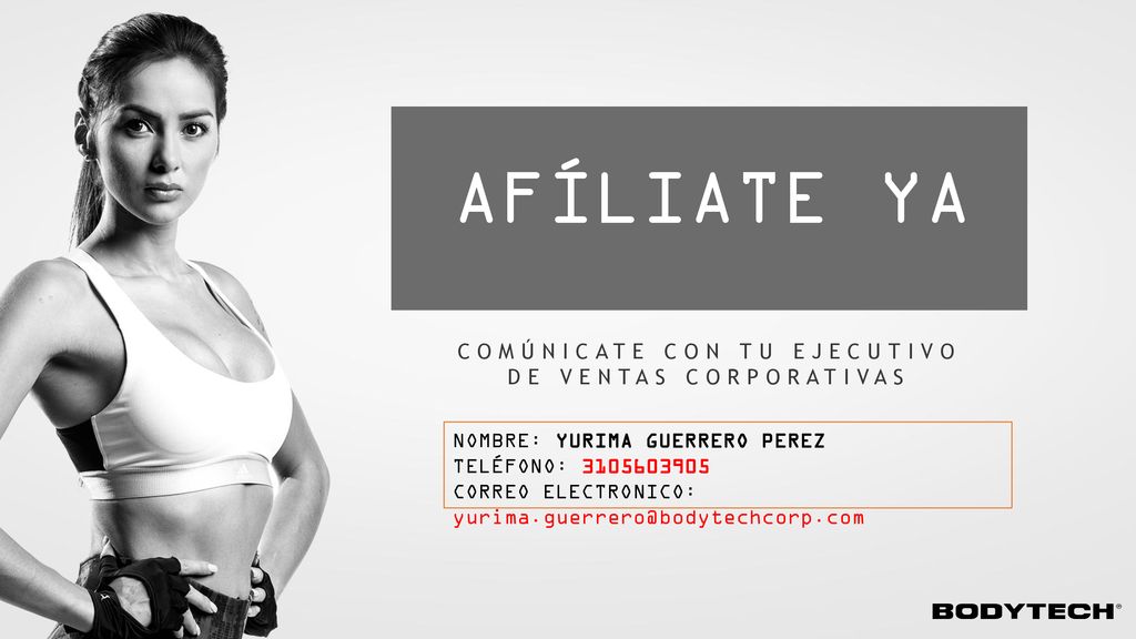 AFÍLIATE YA COMÚNICATE CON TU EJECUTIVO DE VENTAS CORPORATIVAS