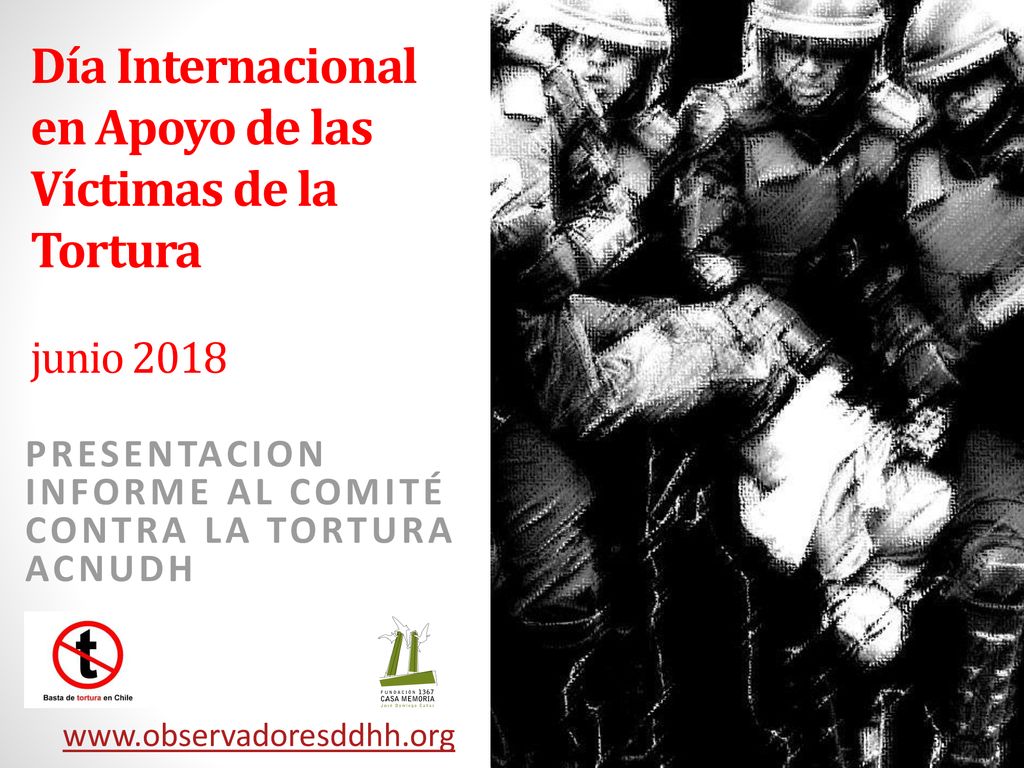 Día Internacional en Apoyo de las Víctimas de la Tortura junio 2018