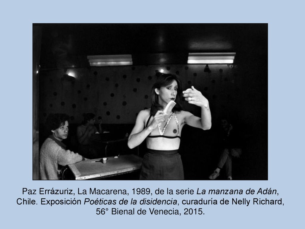 Paz Errázuriz, La Macarena, 1989, de la serie La manzana de Adán, Chile.