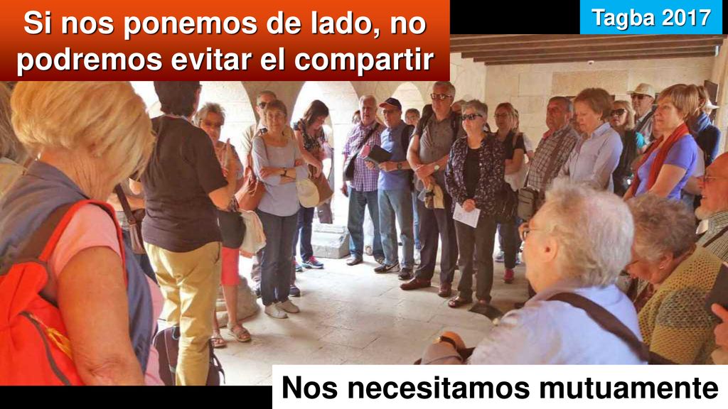 Si nos ponemos de lado, no podremos evitar el compartir