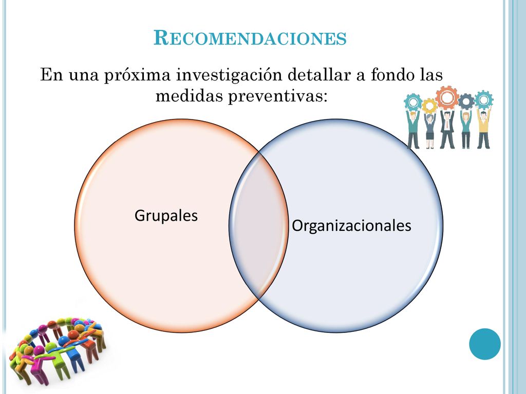 En una próxima investigación detallar a fondo las medidas preventivas: