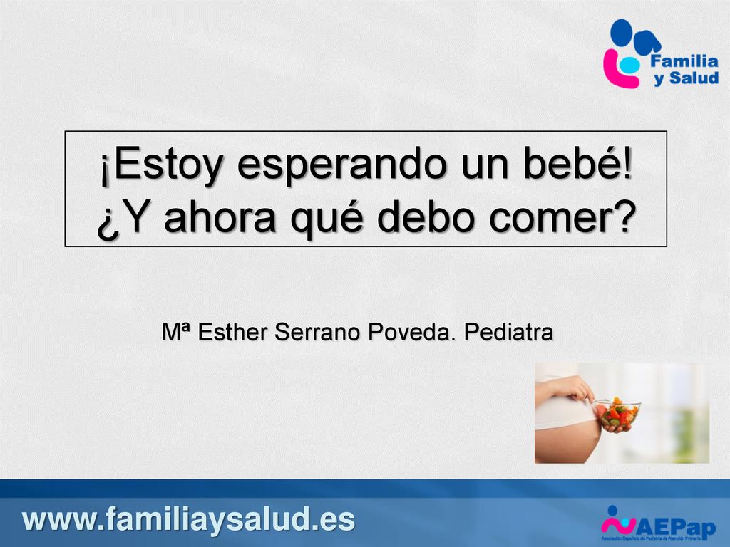 ¡Estoy esperando un bebé! ¿Y ahora qué debo comer