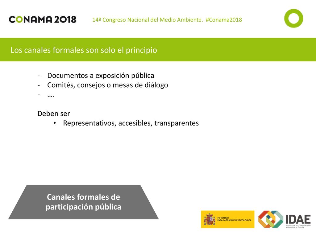 Los canales formales son solo el principio Ejecución del nuevo modelo
