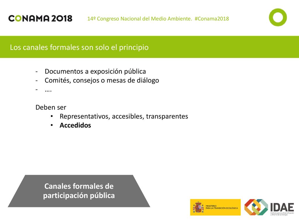 Los canales formales son solo el principio Ejecución del nuevo modelo