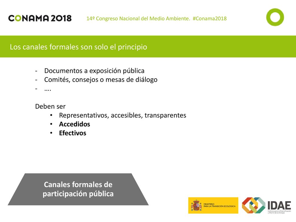Los canales formales son solo el principio Ejecución del nuevo modelo