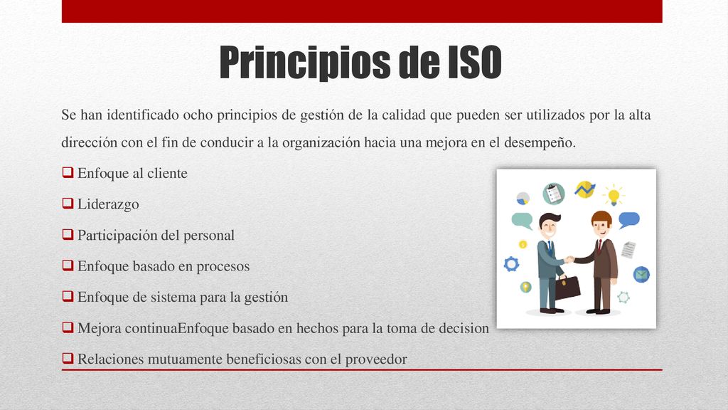 Principios de ISO