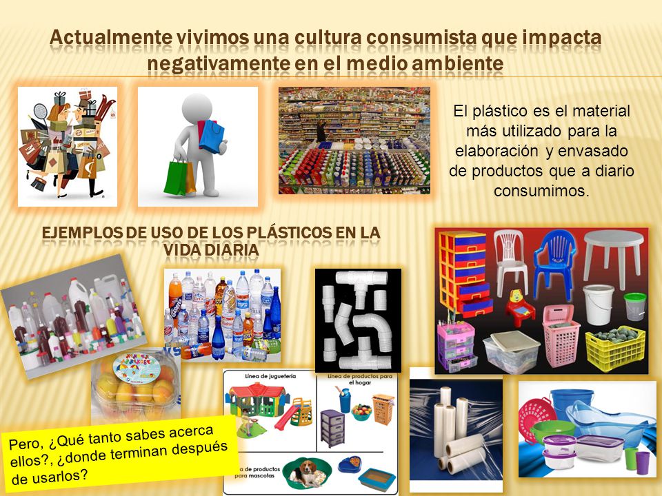 Ejemplos de Uso de Los plásticos en la vida diaria