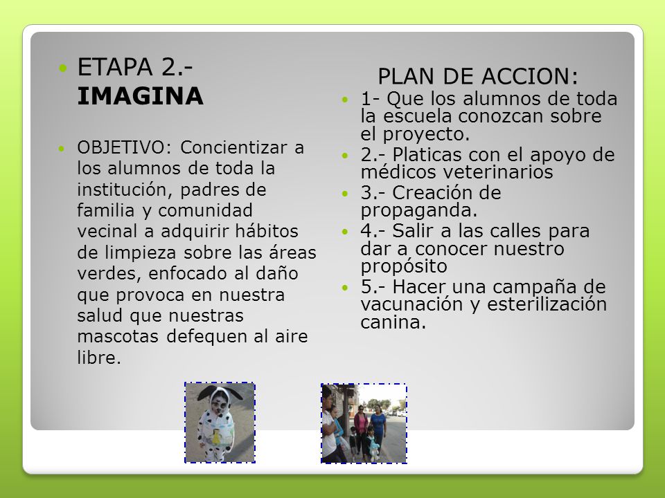 ETAPA 2.- IMAGINA PLAN DE ACCION: