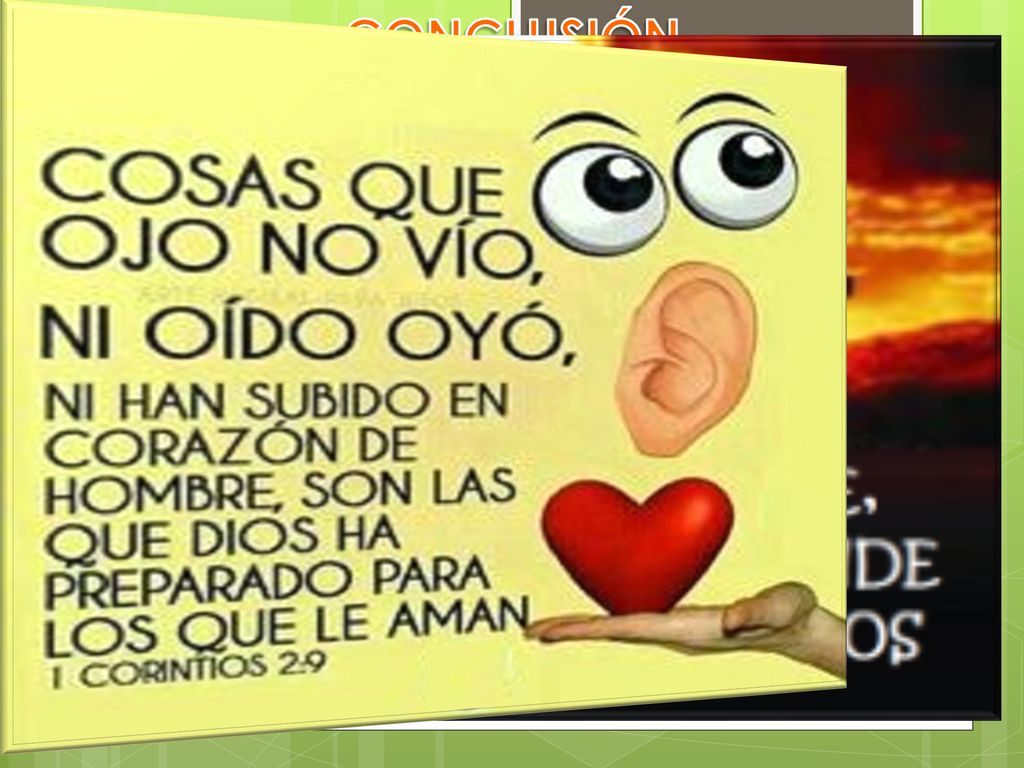 CONCLUSIÓN 1. Démosle a Dios de primero lo que le corresponde a Él.
