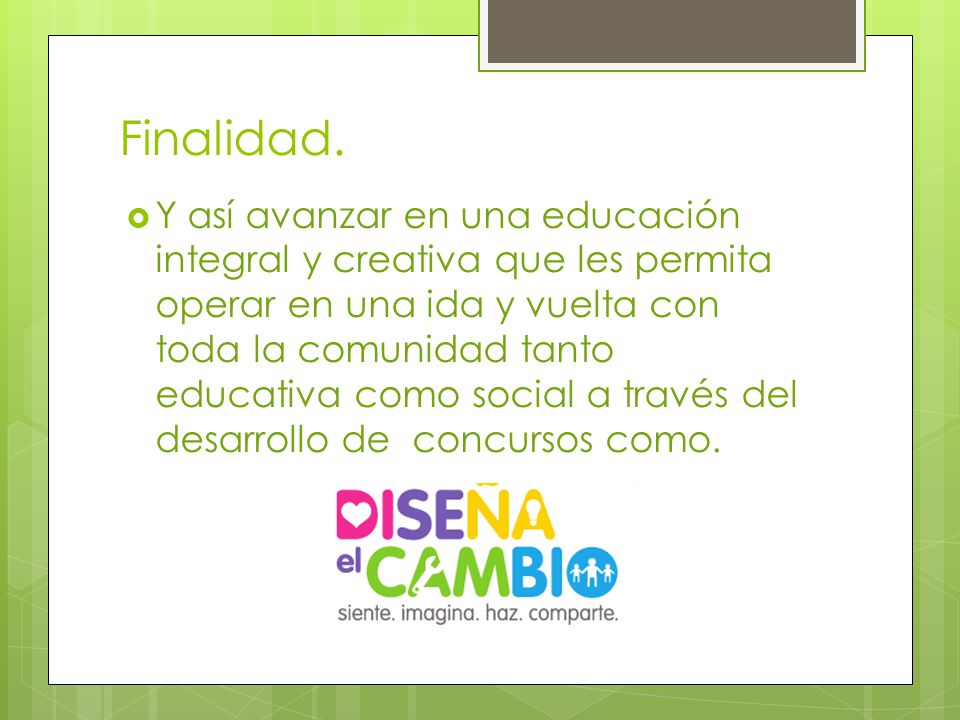 Finalidad.