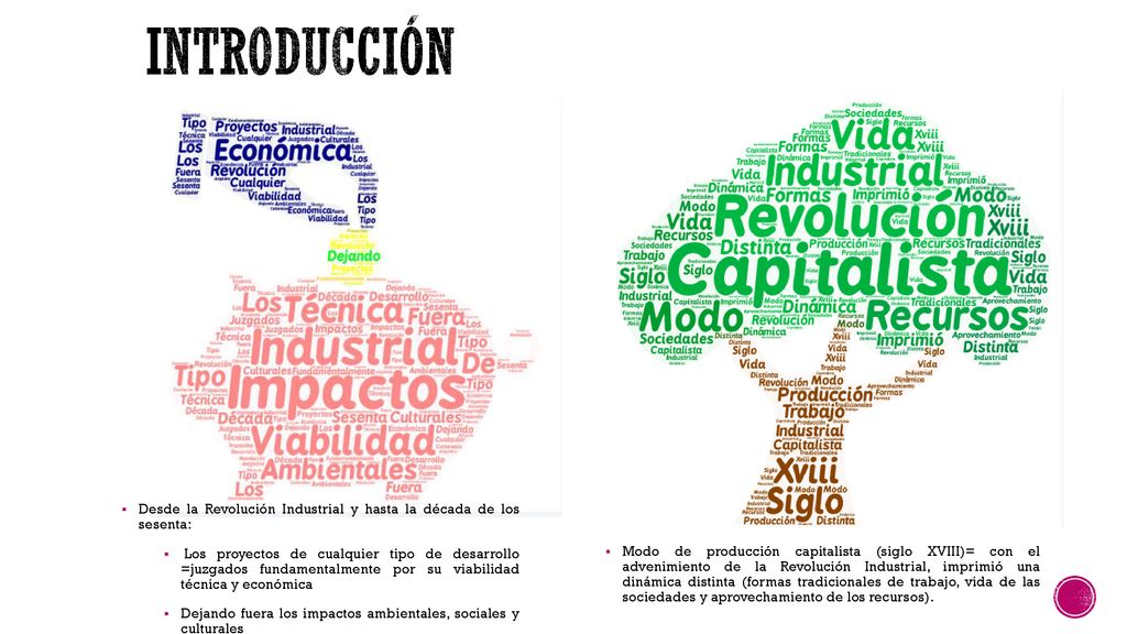 Introducción Desde la Revolución Industrial y hasta la década de los sesenta: