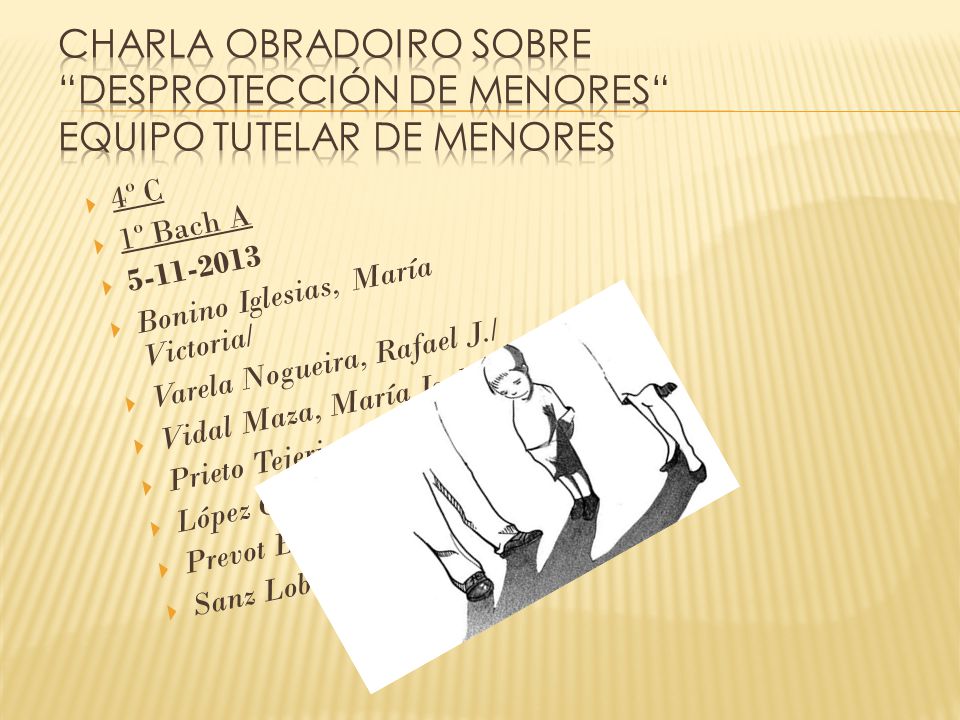 Charla obradoiro sobre Desprotección de menores Equipo Tutelar de Menores