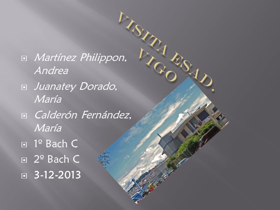 Visita ESAD. Vigo Martínez Philippon, Andrea Juanatey Dorado, María