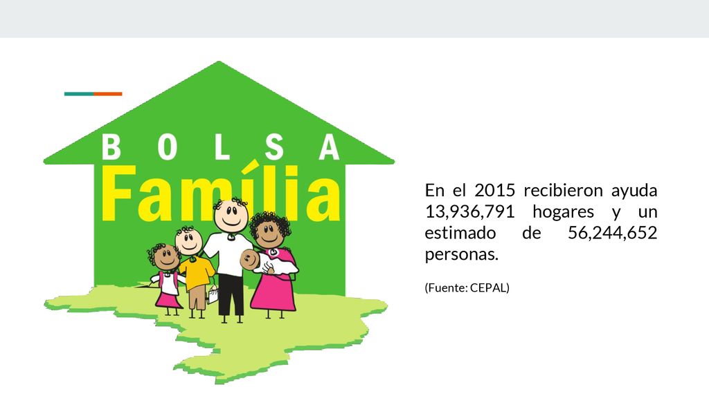 En el 2015 recibieron ayuda 13,936,791 hogares y un estimado de 56,244,652 personas.