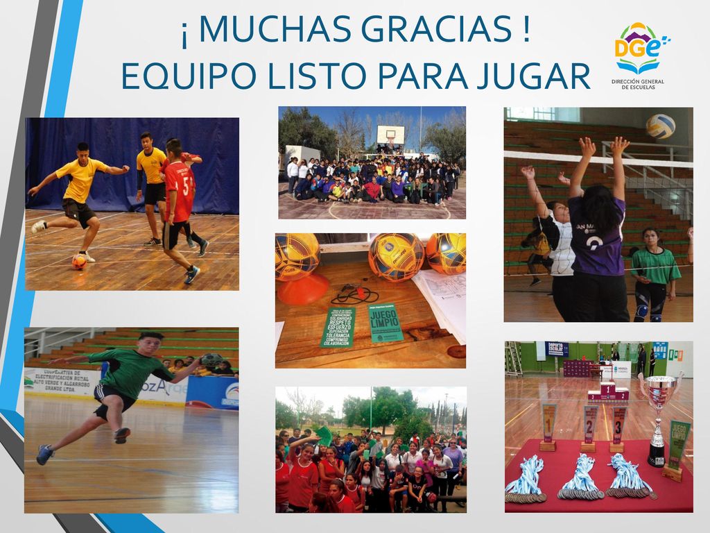 ¡ MUCHAS GRACIAS ! EQUIPO LISTO PARA JUGAR
